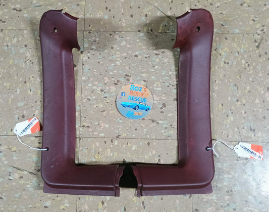 1984-1985 Rear B-Pillar Trim-Driver Side Burgundy