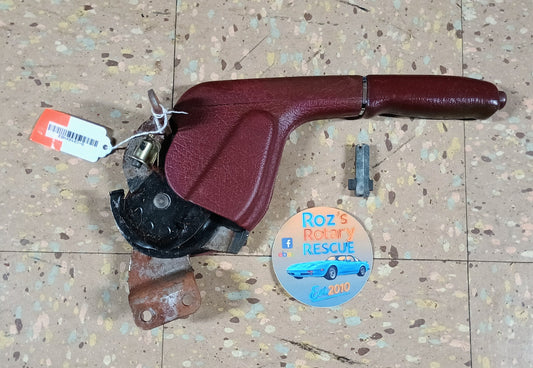 1984-1985 Mazda RX7 E-Brake Handle Assembly-Burgundy