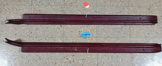 1981-1985 Mazda RX7 Door Sill Plates Burgundy