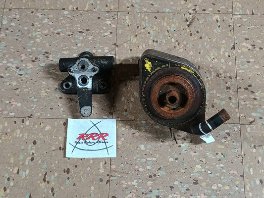 1983-1985 Mazda RX7 12A Beehive Oil Cooler & Pedestal