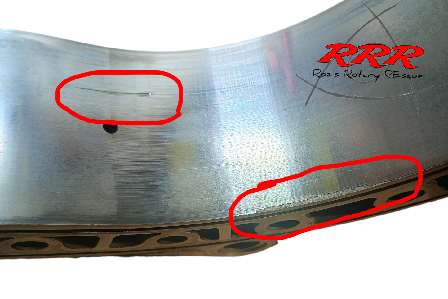 1984-1985 Mazda RX7 12a Rotor Housings (pair, short term/display condition)