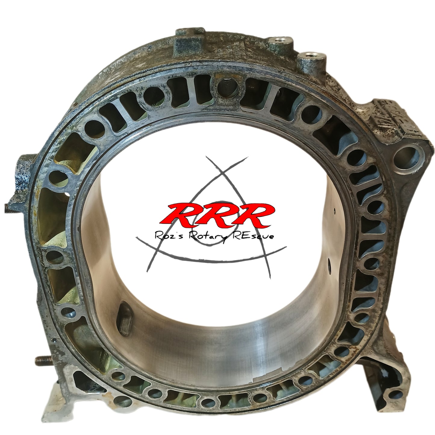 1984-1985 Mazda RX7 12a Rotor Housings (pair, short term/display condition)